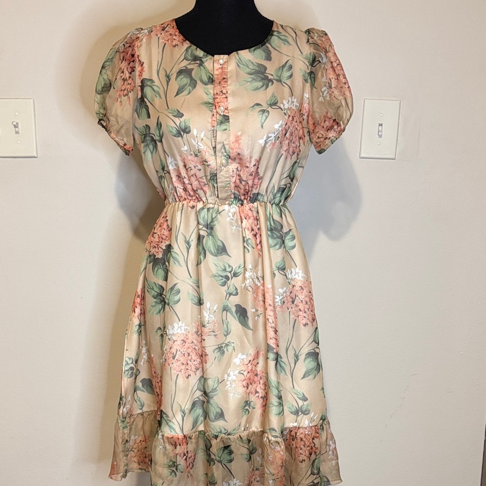 Floral Print Women's Dress